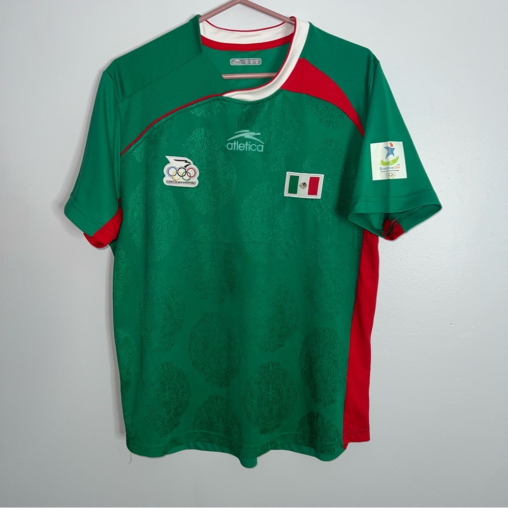 Mexico National Team 2004 Olympics Jersey Mens Medium Green Atletica Futbol